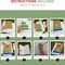 4E's Novelty Christmas Card Making Craft Kit for Kids & Adults, 12 Pack DIY Handmade Holiday Greeting Cards with Envelopes, Foam Stickers & Supplies, Christmas Party Craft Activity Set